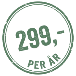 299 kroner per år, gratis skoleåret 2026/27